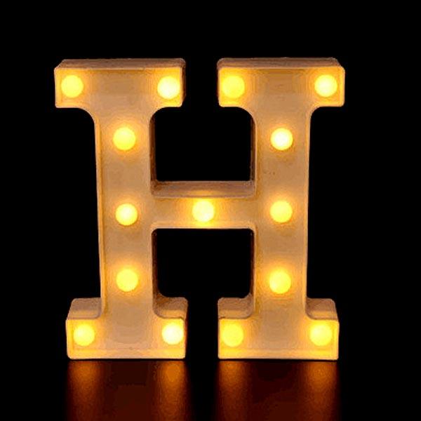 Luminária Letras Decorativas Decoram Sala | TrendHaus - Decoração para Casa H