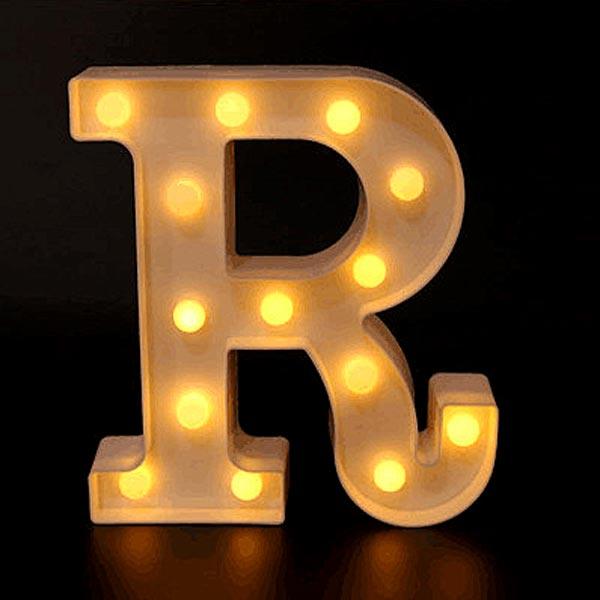 Luminária Letras Decorativas Decoram Sala | TrendHaus - Decoração para Casa R