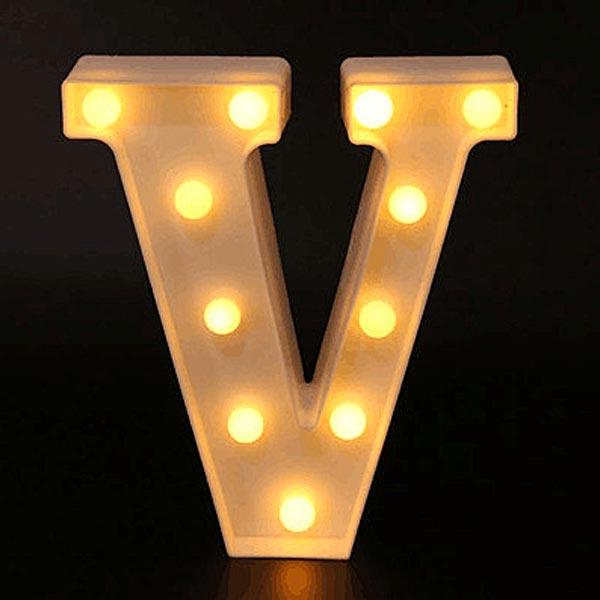 Luminária Letras Decorativas Decoram Sala | TrendHaus - Decoração para Casa V