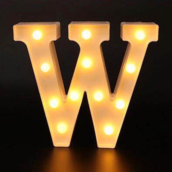 Luminária Letras Decorativas Decoram Sala | TrendHaus - Decoração para Casa W