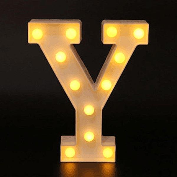 Luminária Letras Decorativas Decoram Sala | TrendHaus - Decoração para Casa Y