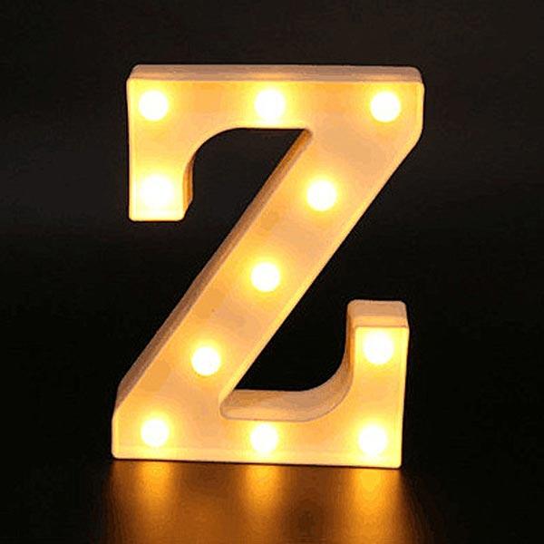 Luminária Letras Decorativas Decoram Sala | TrendHaus - Decoração para Casa Z