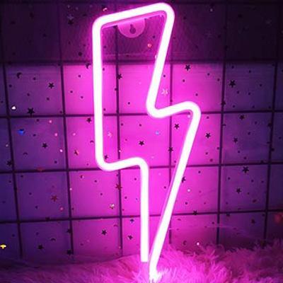Luminária de Parede Neon Raio - LED | TrendHaus - Decoração para Casa Pink